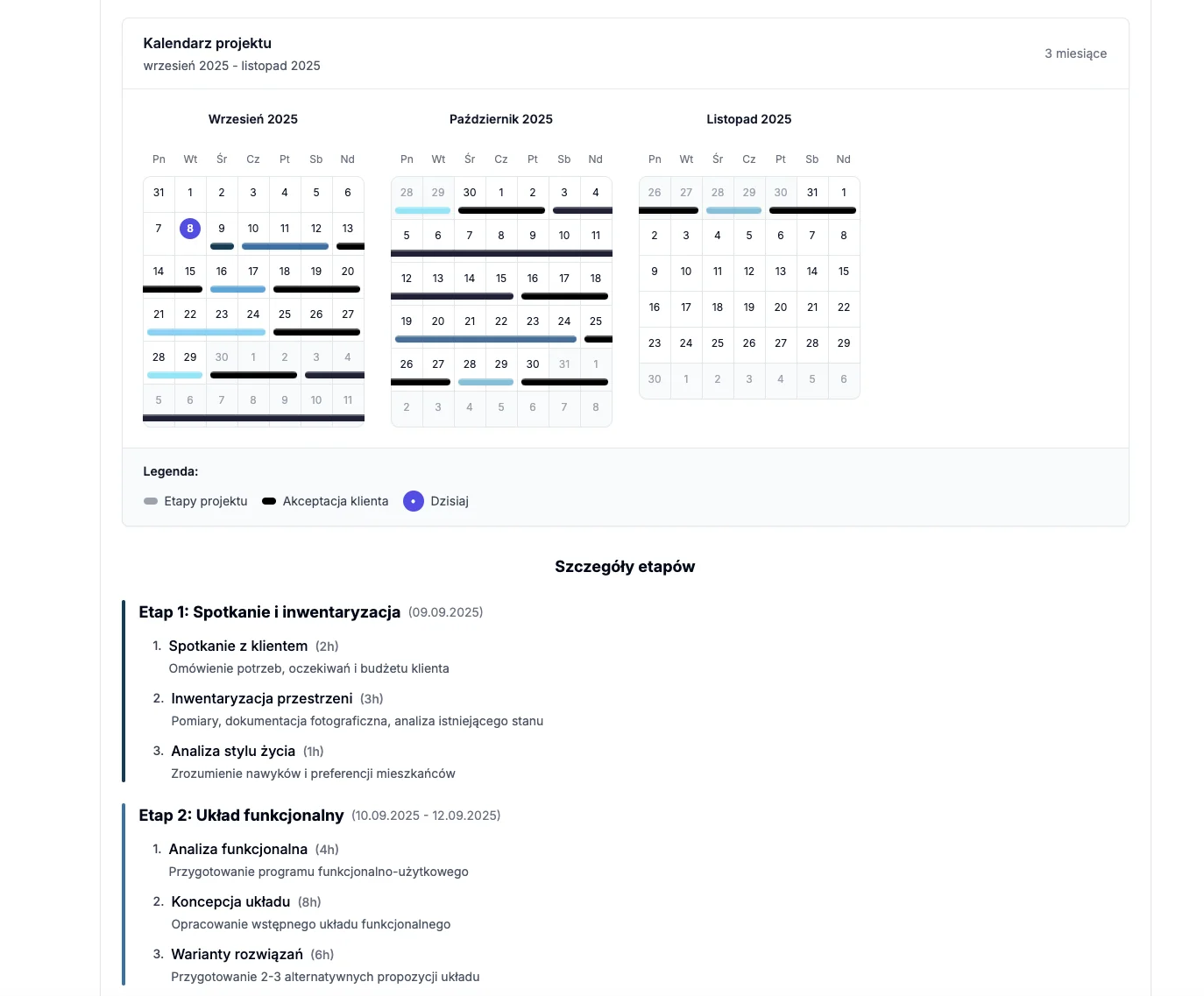 Generator Harmonogramu Projektu ToolArch
